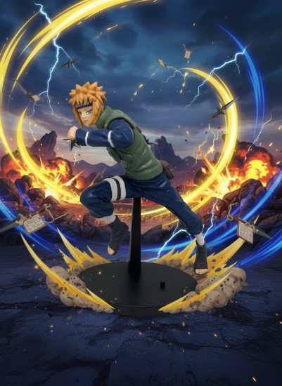 Minato Namikaze – The Yellow Flash of the Leaf (18cm)