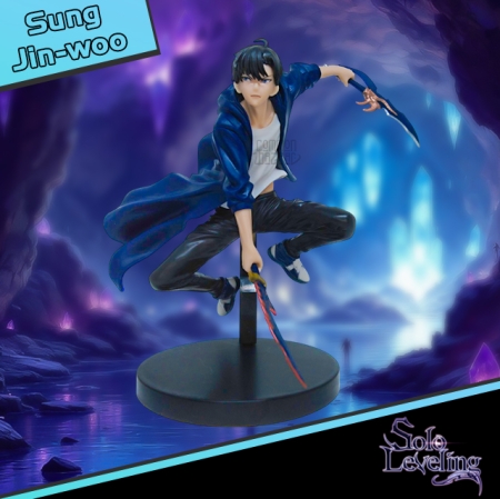Solo Leveling: Sung Jin-Woo (Shadow Monarch) – 15cm Action Figure