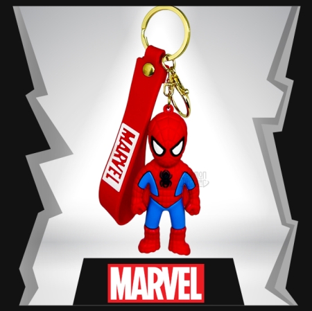 Spider-Man 3D Rubber Keychain