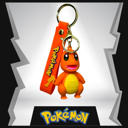 Charmander 3D Rubber Keychain