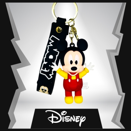 Mickey Mouse 3D Rubber Keychain