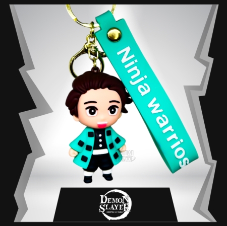 Tanjiro Kamado 3D Rubber Keychain