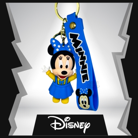 Minnie Mouse 3D Rubber Keychain