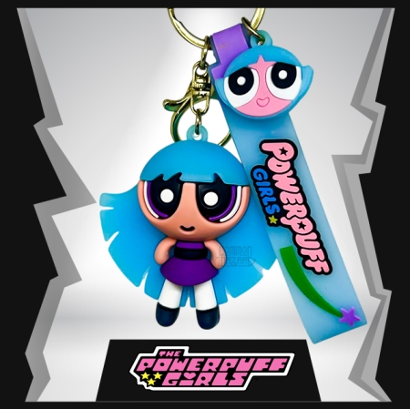 Bliss Powerpuff Girls 3D Rubber Keychain