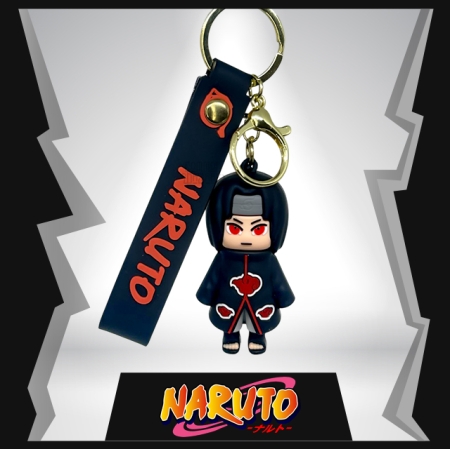 Itachi Uchiha 3D Rubber Keychain