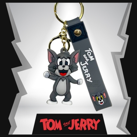 Tom 3D Rubber Keychain