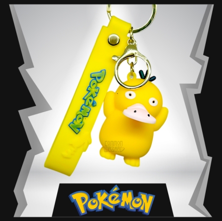 Psyduck 3D Rubber Keychain