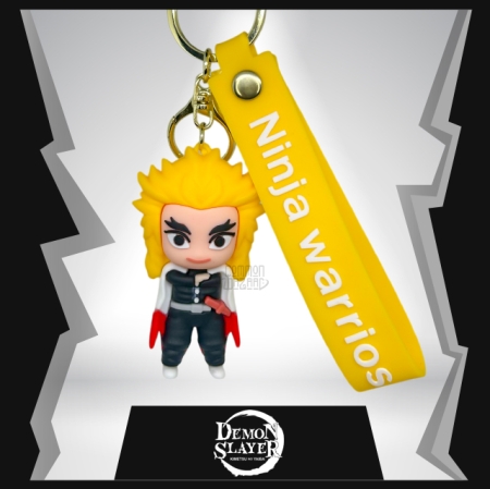 Kyojuro Rengoku 3D Rubber Keychain