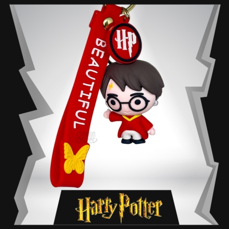 Harry Potter  3D Rubber Keychain