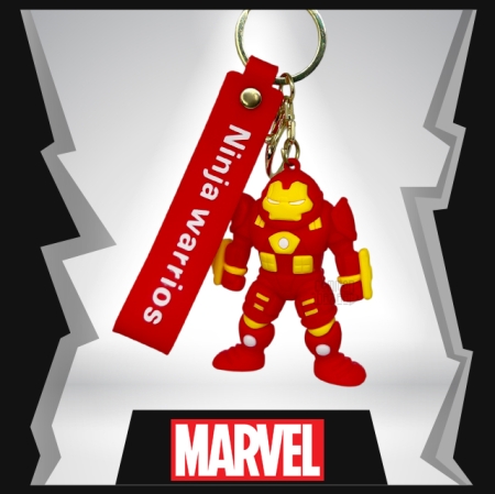 Iron Man Hulkbuster   3D Rubber Keychain
