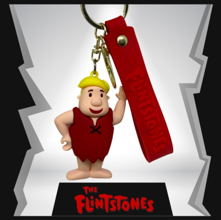 Barney Rubble    3D Rubber Keychain