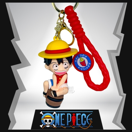 Monkey D.Luffy  3D Rubber Keychain