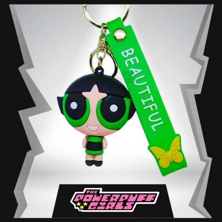 Buttercup Powerpuff Girls  3D Rubber Keychain