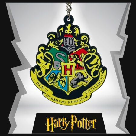 Hogwarts Houses 2D Rubber Keychain
