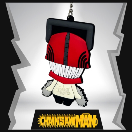 Chainsaw Man 2D Rubber Keychain