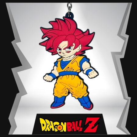 Son Goku 2D Rubber Keychain