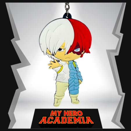 Shoto Todoroki 2D Rubber Keychain