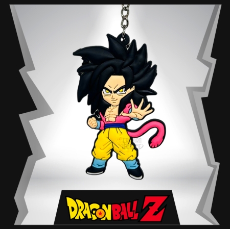 Gogeta Red   2D Rubber Keychain