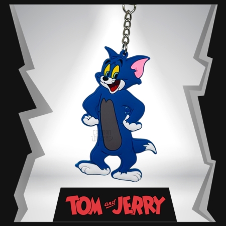 Tom 2D Rubber Keychain