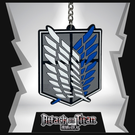AOT Scouting Legion Symbol 2D Rubber Keychain