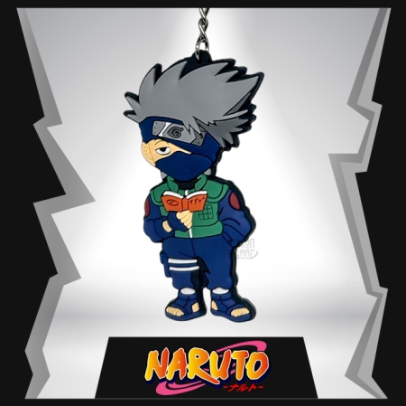Kakashi Hatake 2D Rubber Keychain