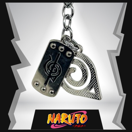 Leaf Village Symbol  Metal  Keychain