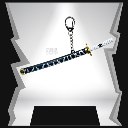 Demon Slayer Katana  Metal  Keychain