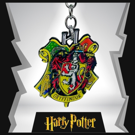 HP Gryffindor   Metal Spinner   Keychain