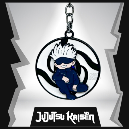 Satoru Gojo   Metal Spinner   Keychain