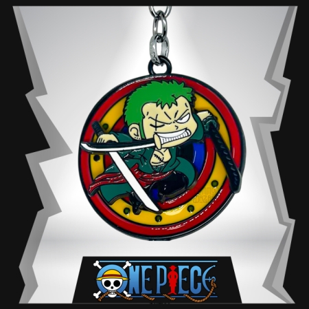 Roronoa Zoro    Metal Spinner   Keychain