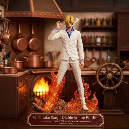 One Piece Sanji Action Figure 30 Cm ( white)