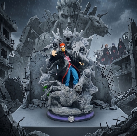 Naruto Shippuden Pain Nagato Figure with Gedo Mazo Base [22 CM]