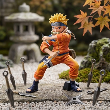 Childhood Naruto Uzumaki Figure 19cm 