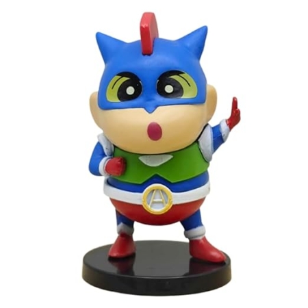 Shinchan  wearing an  Action Kamen costume. mini Action Figure