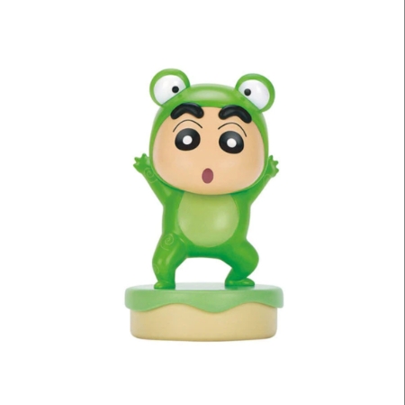 Shinchan Wear  Green Frog Dress.  mini action figure 7 cm 