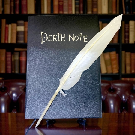 Death Note Diary with Feather Pen