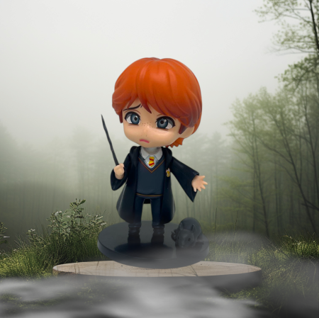 Harry Potter - Ron Weasley with holding wand mini action figure 