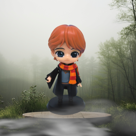Harry Potter - Ron wearing his Gryffindor scarf  mini action figure 