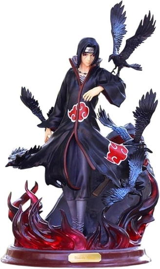 Naruto Shippuden  - Itachi Uchiha with Crow  action figure ( 25 Cm )