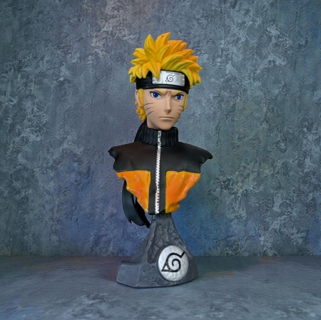 Naruto Uzumaki Bust Action Figure with Stand (15 CM)