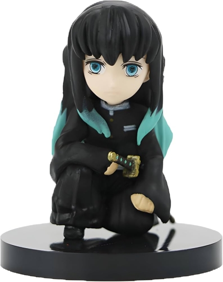 Demon Slayer - Muichiro Tokito  ( kneeling position )  mini action figure 