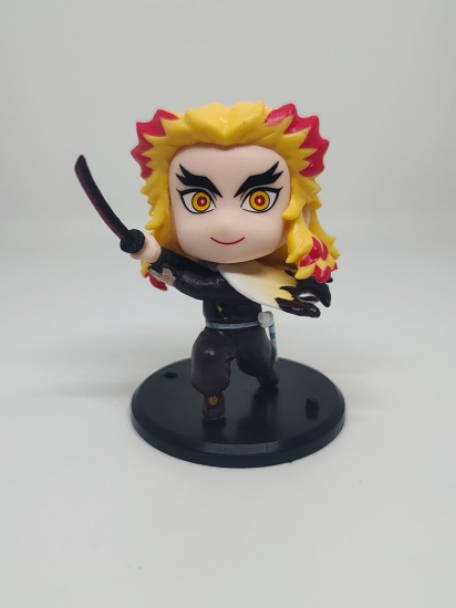 Demon Slayer - Kyojuro Rengoku ( Pose holding his Nichirin sword ) mini action figure 