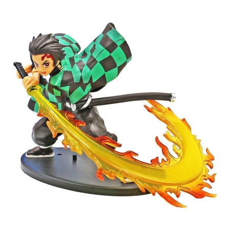 Demon Slayer - Tanjiro Kamado ( Fire breathing form ) action figure 