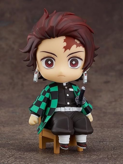 Demon Slayer - Tanjiro Kamado ( Sitting on a chair )  mini action figure 