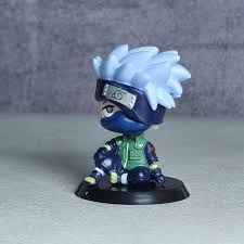 Naruto - Kakashi Hatake ( sitting pose )  mini action figure  7cm 