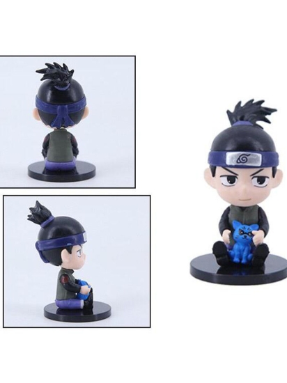 Naruto Shippuden  - Iruka Umino with matatabi  mini action figure 
