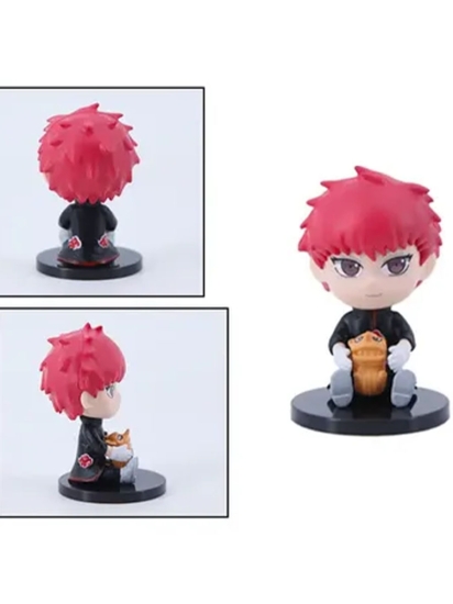 Naruto Shippuden  - Sasori  sitting and holding the  (head of his primary puppet, Hiruko.) mini action figure 
