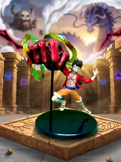 One Piece – Monkey D. Luffy ( Gear 5 Sun God Nika ) action Figure 14 cm 