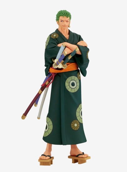 One Piece –Roronoa Zoro  ( green yukata )  Action Figure 17 cm 