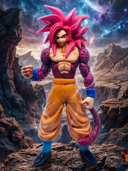 Dragon Ball -  Son Goku ( Super Saiyan 4 )  action figure  25 cm 